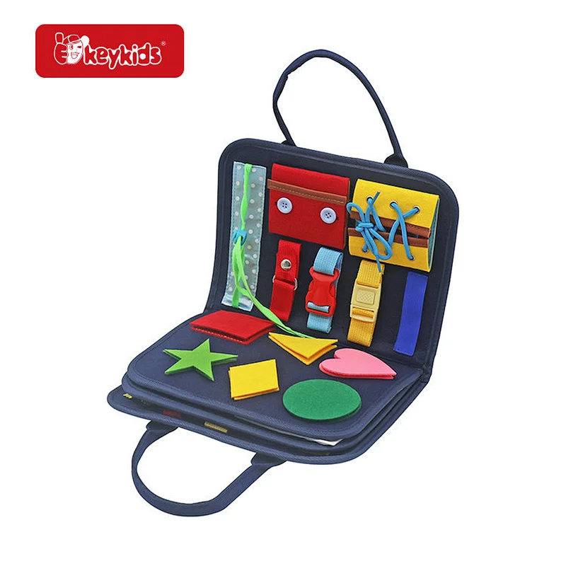 Montessori fine motor skills toys wooden magnetic shape and color maze for kids W11H128