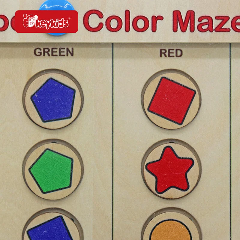 Magnetic Shape And Color Maze , Wooden Magnetic Shape And Color Maze ...